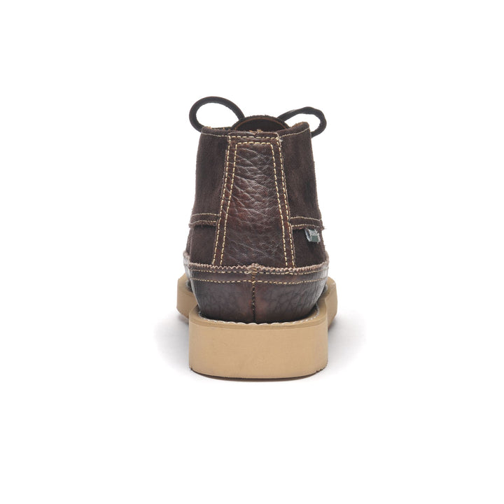 Dark Brown Men's Suede Mid Cut Moc Boots for Leisure 5