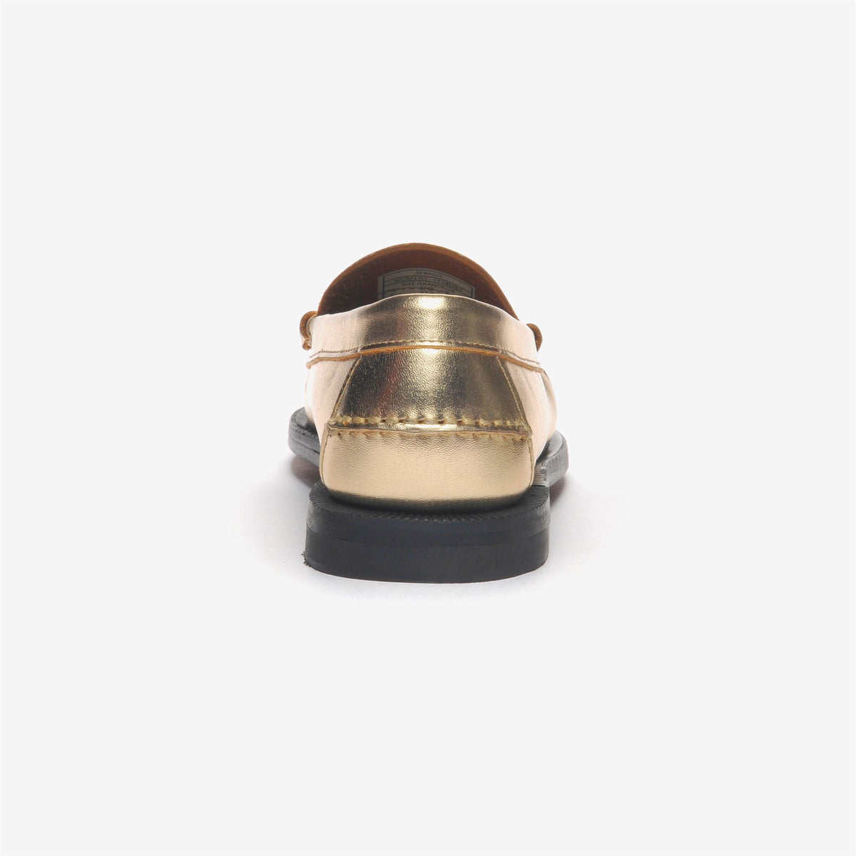 Yellow Women's Metallic Leather Loafer