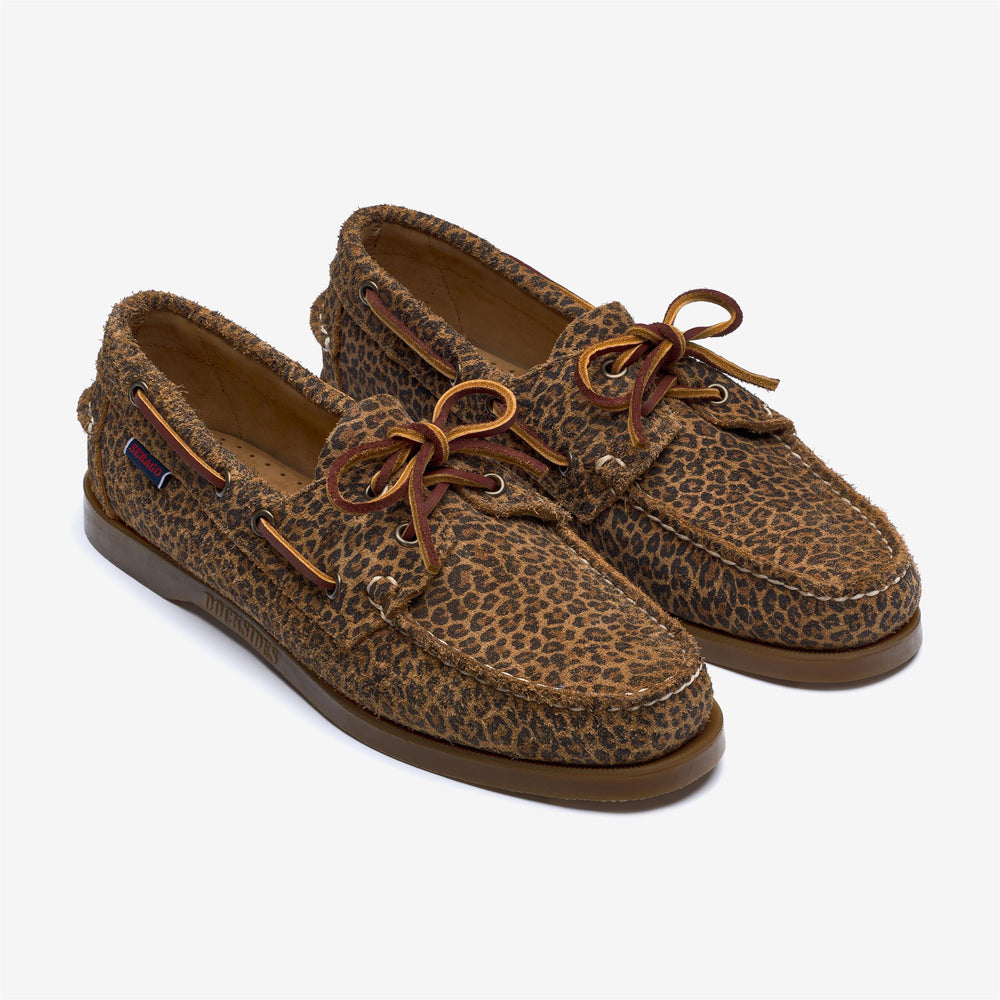 Brown leopard Women's Yachting Mocassin Boat Shoes 02