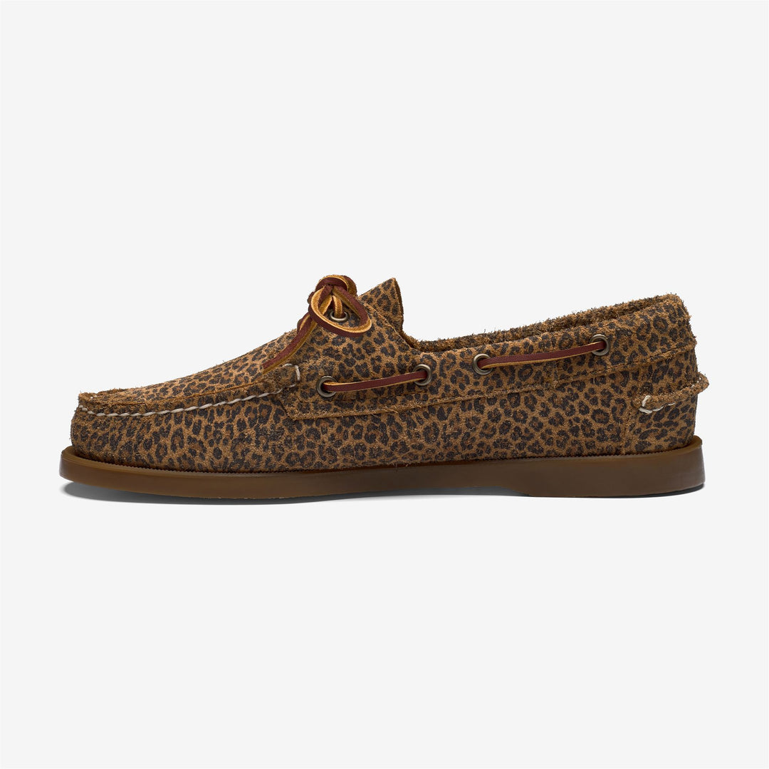 Brown leopard Women's Yachting Mocassin Boat Shoes main