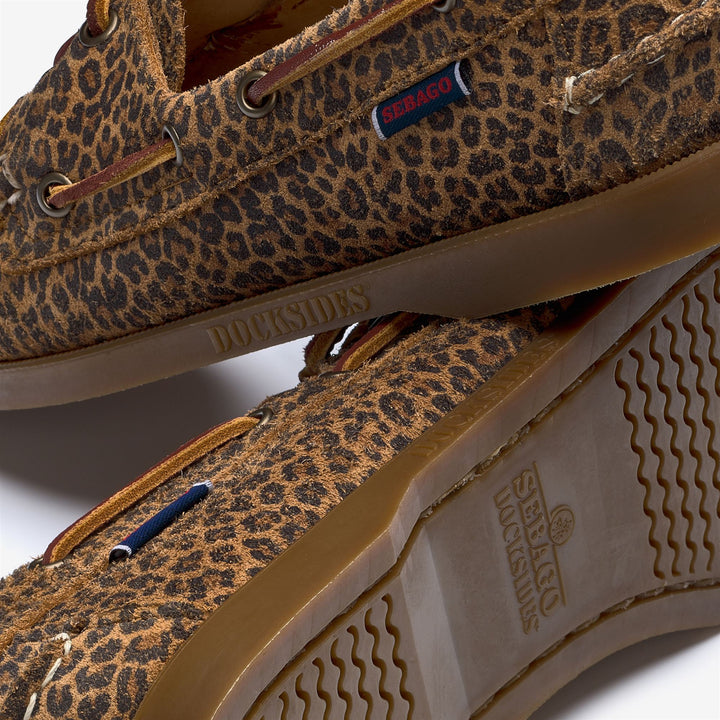 Brown leopard Women's Yachting Mocassin Boat Shoes 5
