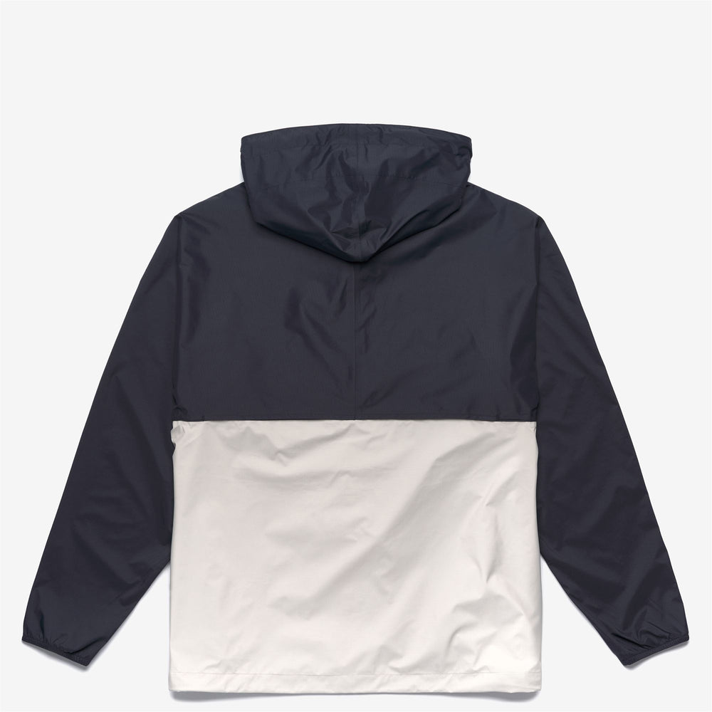 Giacca da Tempo Libero Unisex Pieghevole Blu e Bianca con Design Nautico 02