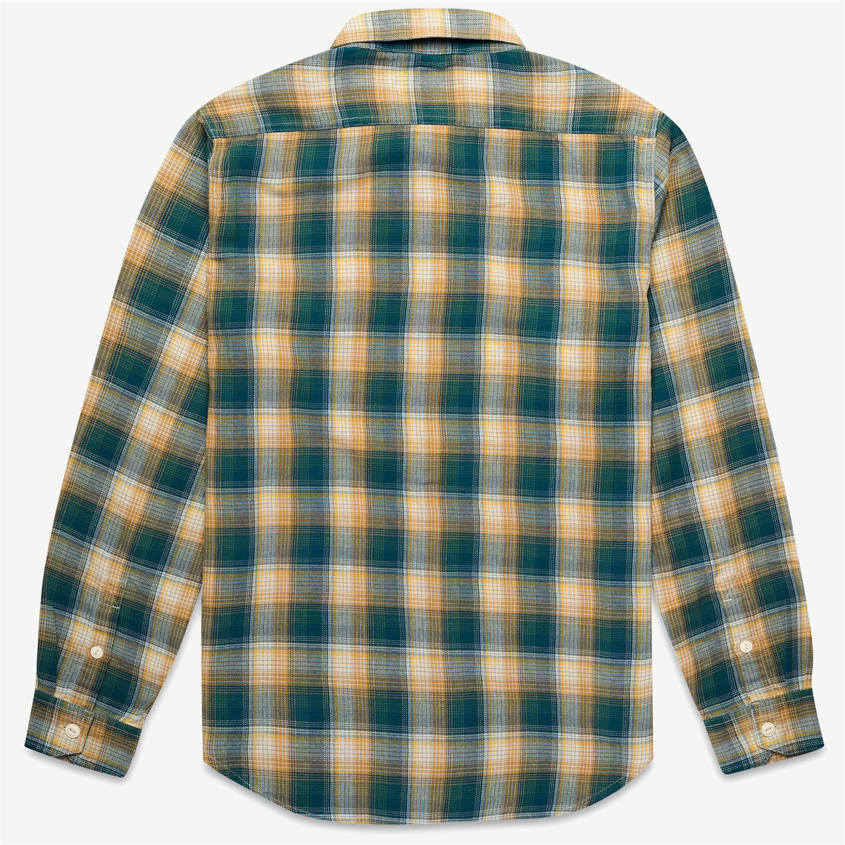 Blue Unisex Cotton Flannel Overshirt
