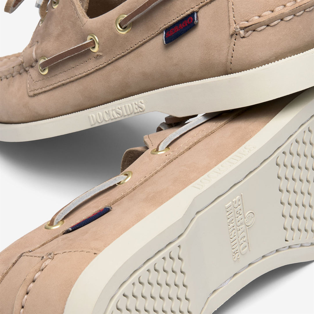 DOCKSIDES PORTLAND NUBUCK WOMAN - Docksides - Mocassin - Woman - BEIGE CAMEL main