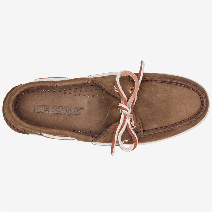 Brown Women's Handcrafted Nubuck Docksides Moccasin Shoes 4