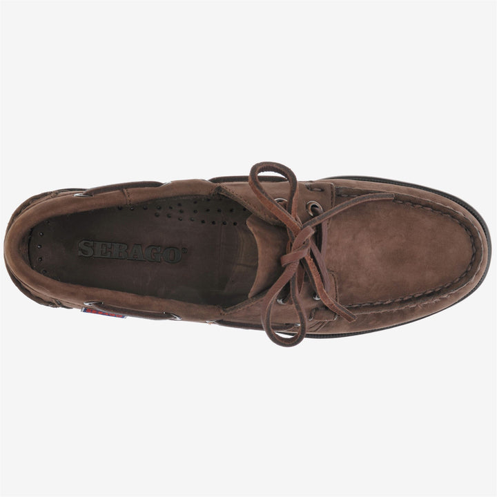 DOCKSIDES PORTLAND NUBUCK WOMAN - Docksides - Mocassin - Woman - TOTAL BROWN CHOCOLATE 4