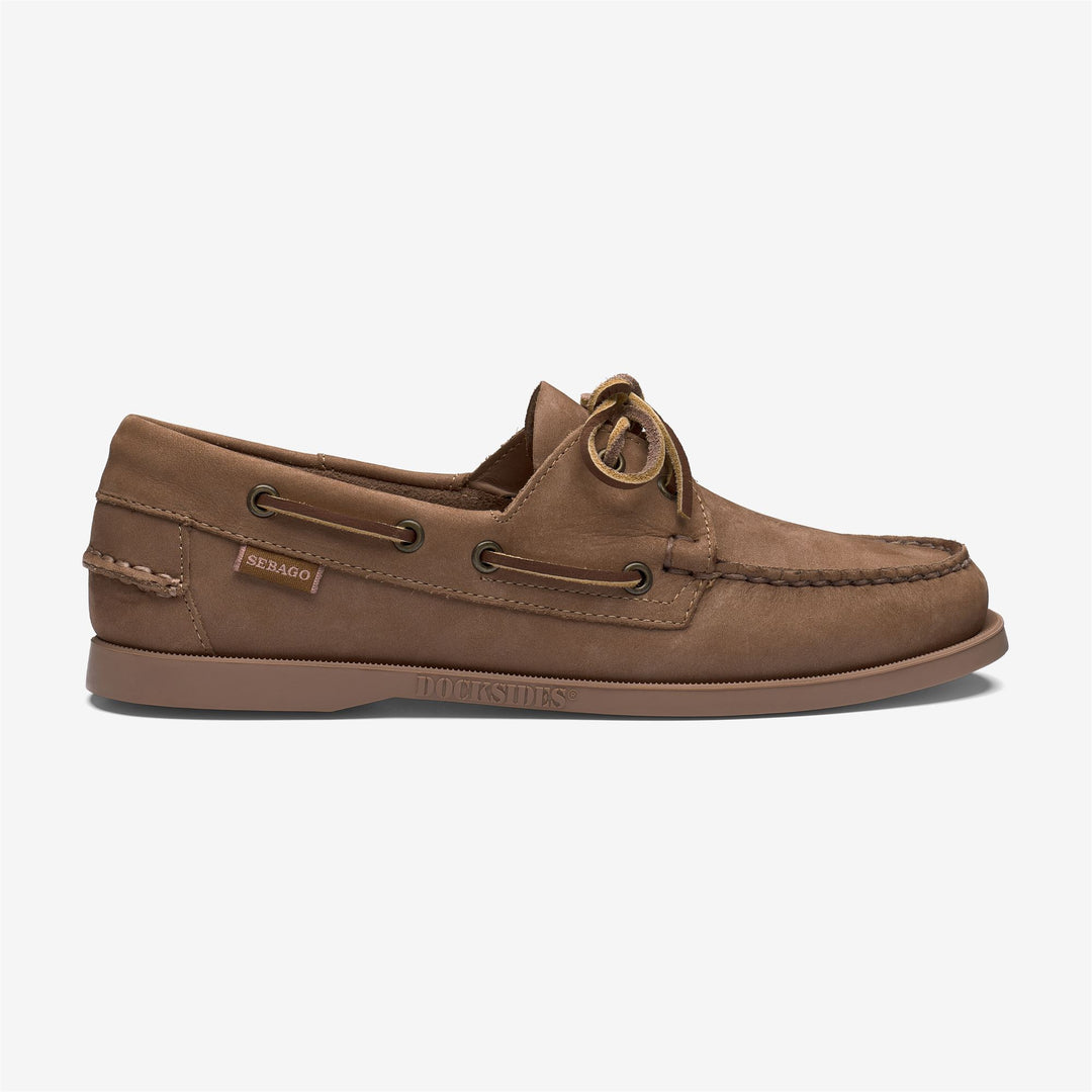 Braune Damen-Yachtmokassins Bootsschuhe 01