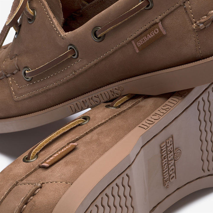 Brown Women's Yacht Moccasin Boat Shoes 5