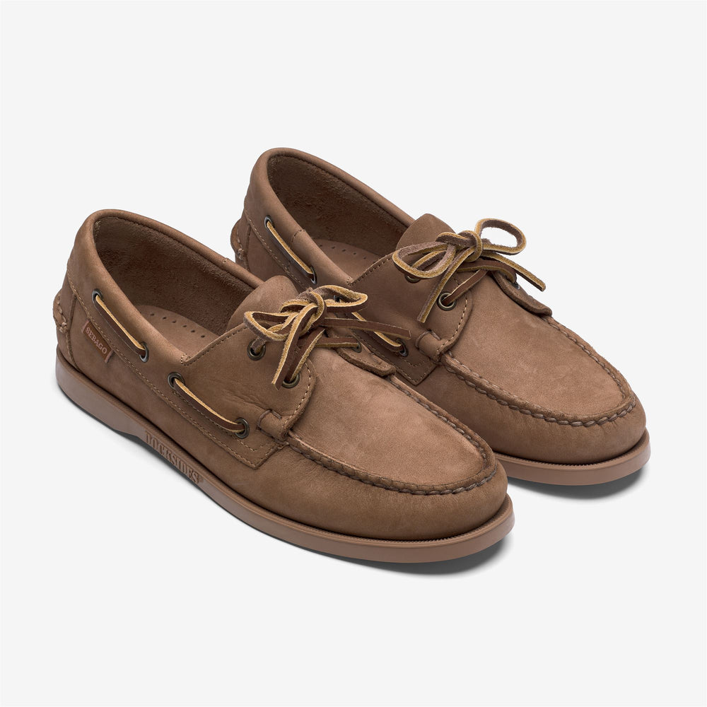 Braune Damen-Yachtmokassins Bootsschuhe 02