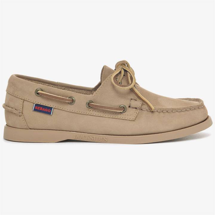 DOCKSIDES PORTLAND NUBUCK WOMAN - Docksides - Mocassin - Woman - TOTAL DK BEIGE 1