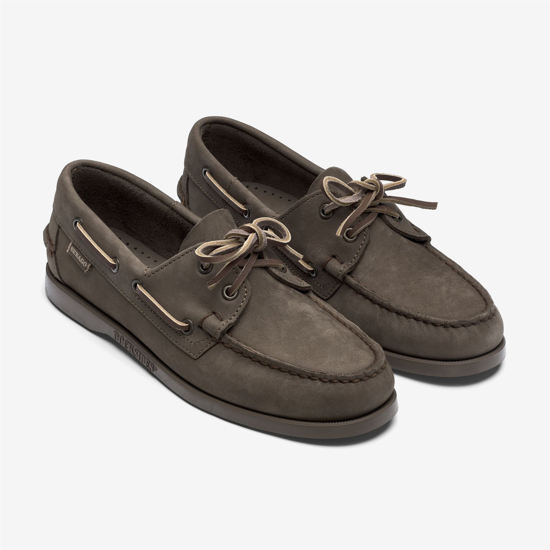 Brown Women's Nautical Moccasin Boat Shoes main