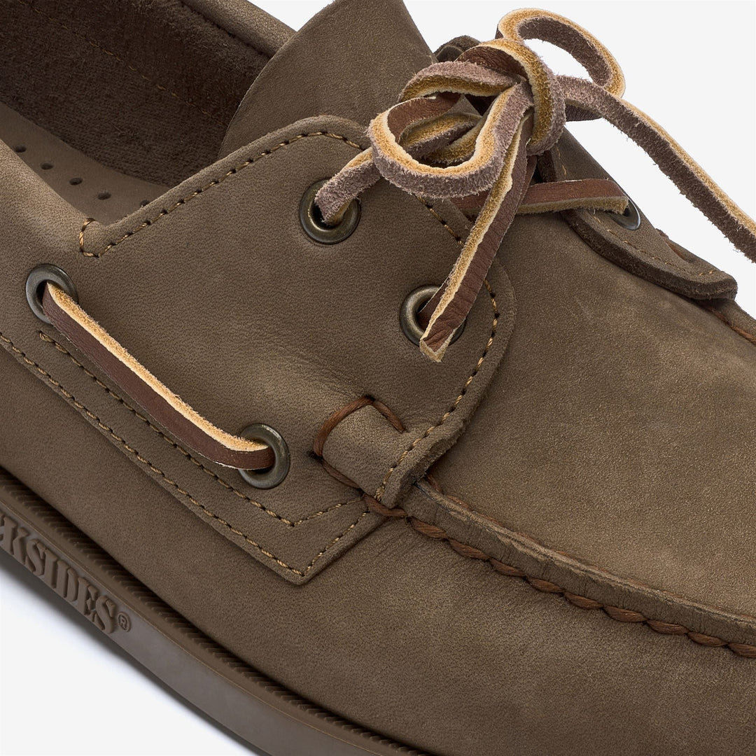 Braune Damen-Mokassin-Bootsschuhe im maritimen Stil main