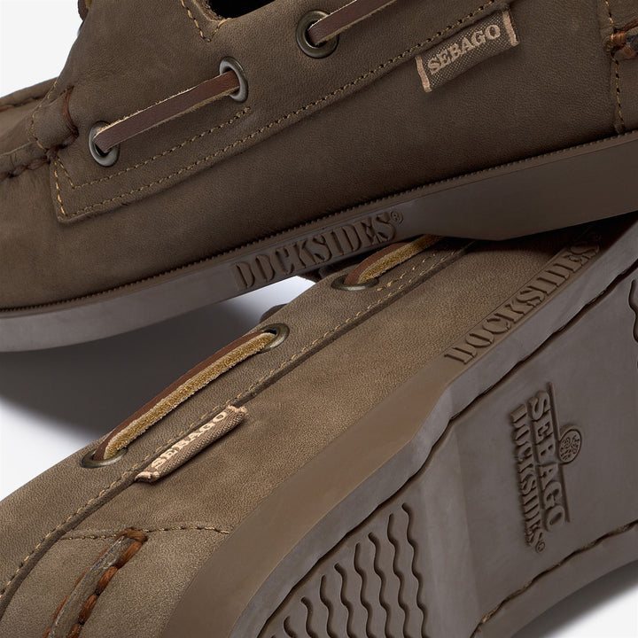 Braune Damen-Mokassin-Bootsschuhe im maritimen Stil 5