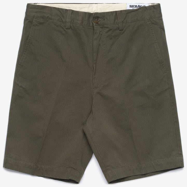 Pantaloncini chino verdi da uomo con design su misura 1