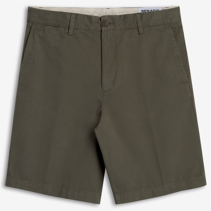 Green Men's Chino Shorts with Tailored Design 1