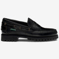 Docksides_Man_ACADIA MOCCASIN_Moccasin_Total Black - Black - Commercial 1