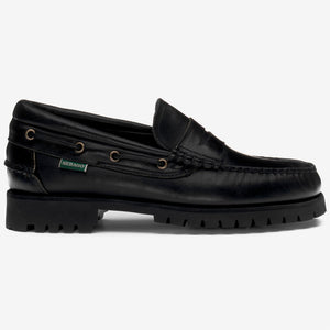 ACADIA MOCCASIN - Docksides - Moccasin - Man - Total Black-Black