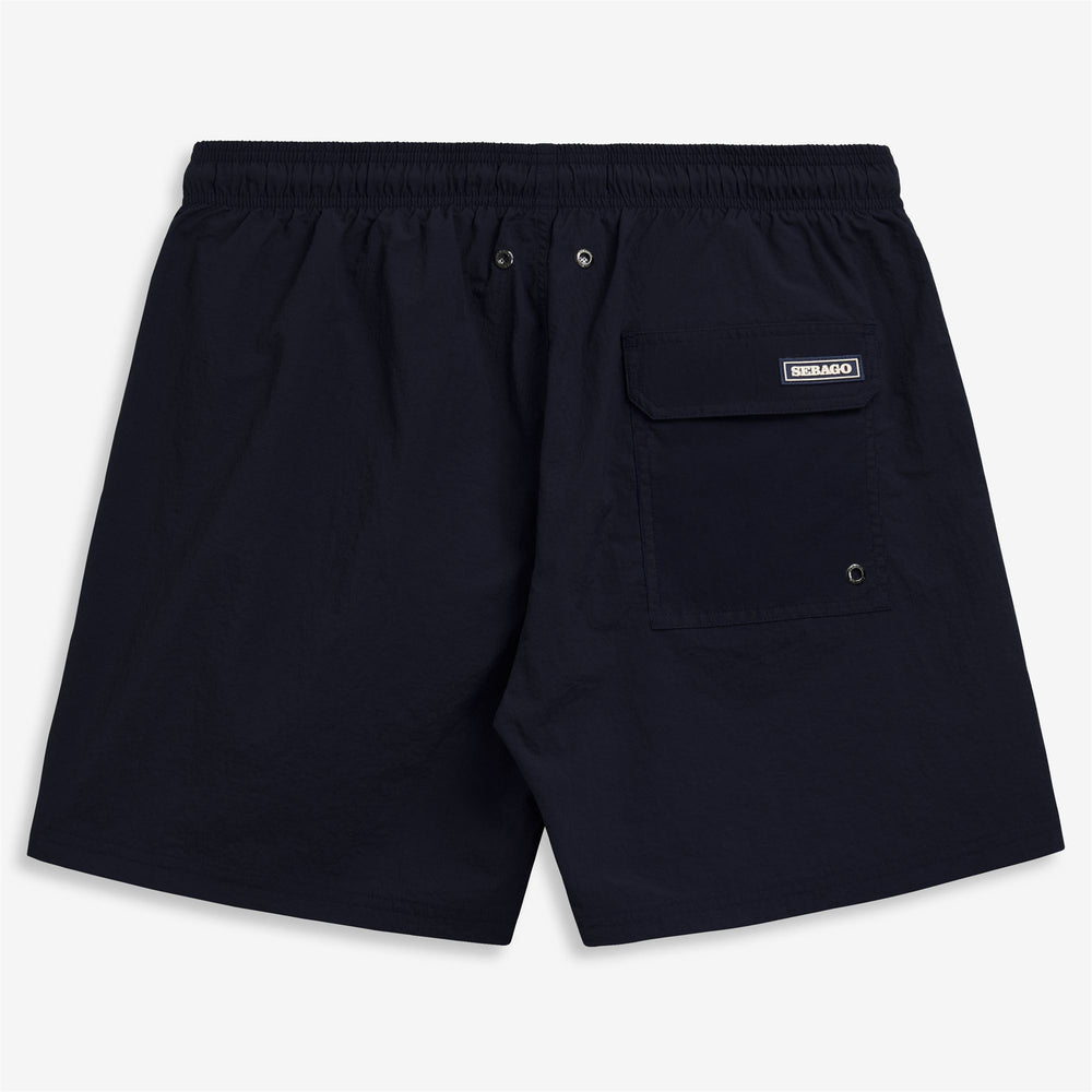 Marineblaue, schnelltrocknende Badehose für Herren zum Segeln 02