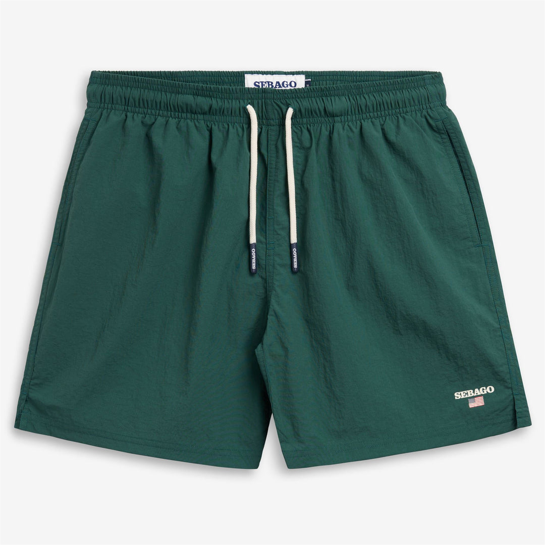 Grüne Herren-Segelbadehose mit schnelltrocknendem Material 01