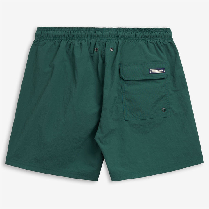 Green Men's Yachting Swimming Trunks with Quick-Dry Fabric 2