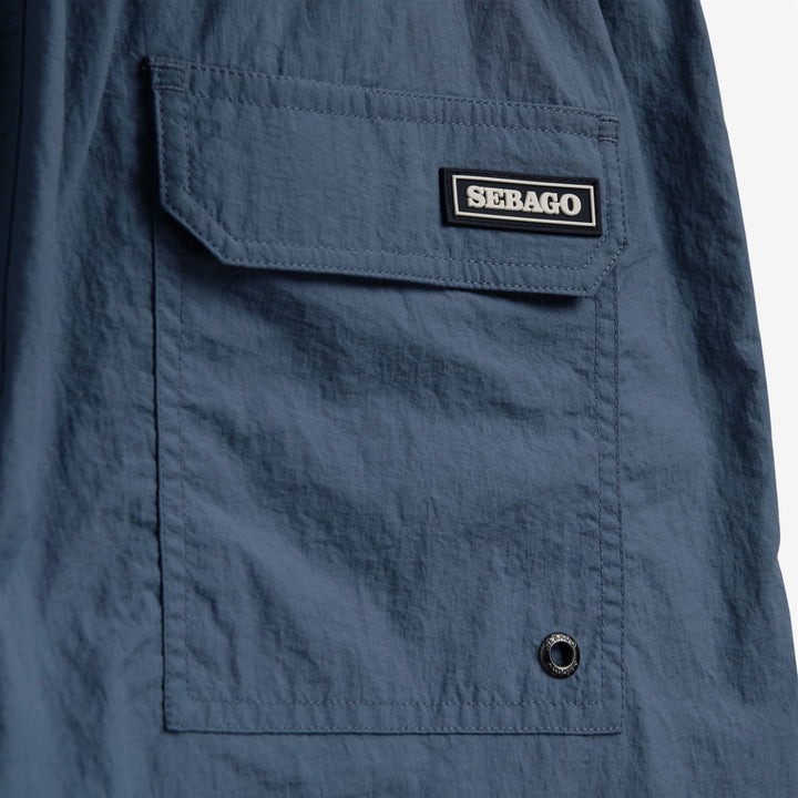 Short de bain de yacht à séchage rapide pour homme, bleu, avec poches 3
