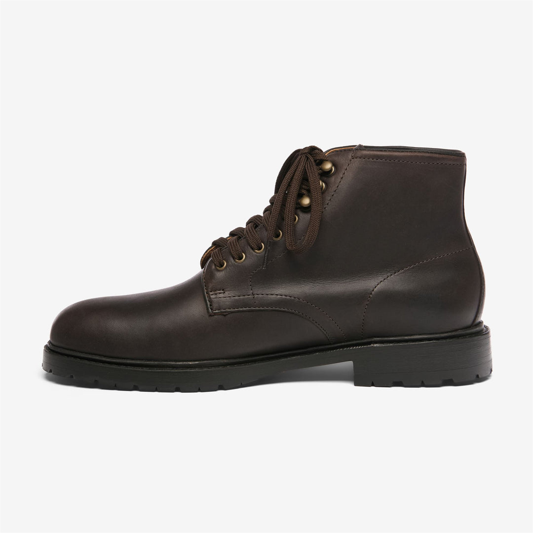 Dark brown Men's Vintage Leather Ankle Boots main