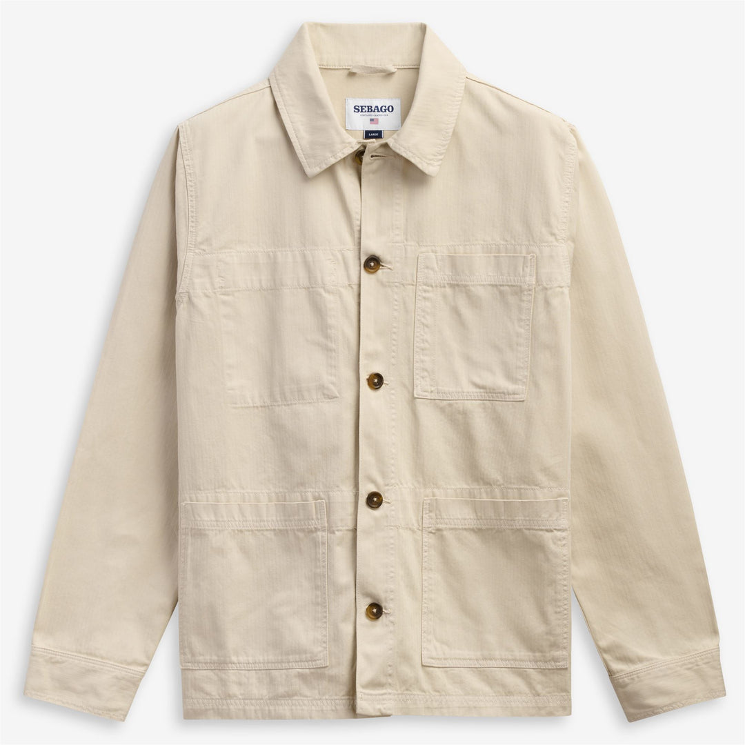 DORR HERRINGBONE - Jackets - Jacket - Unisex - BEIGE GESSO 01