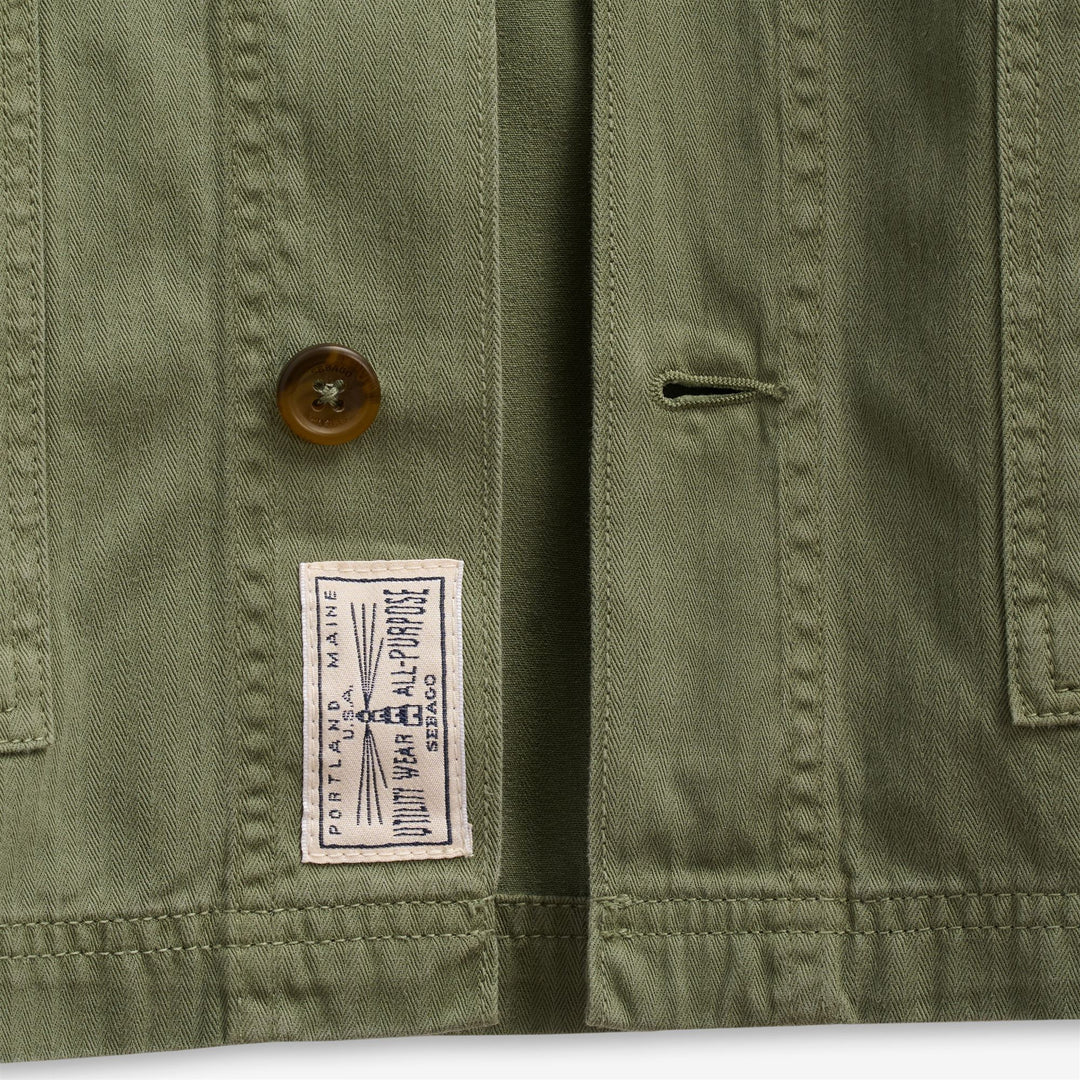 DORR HERRINGBONE - Jacken - Mitte - Unisex - Green Lichen main