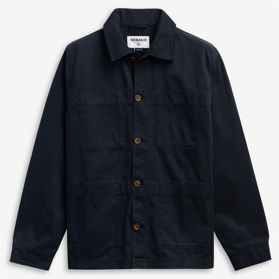 DORR HERRINGBONE - Giacche - Medio - Unisex - Blue Dk 01