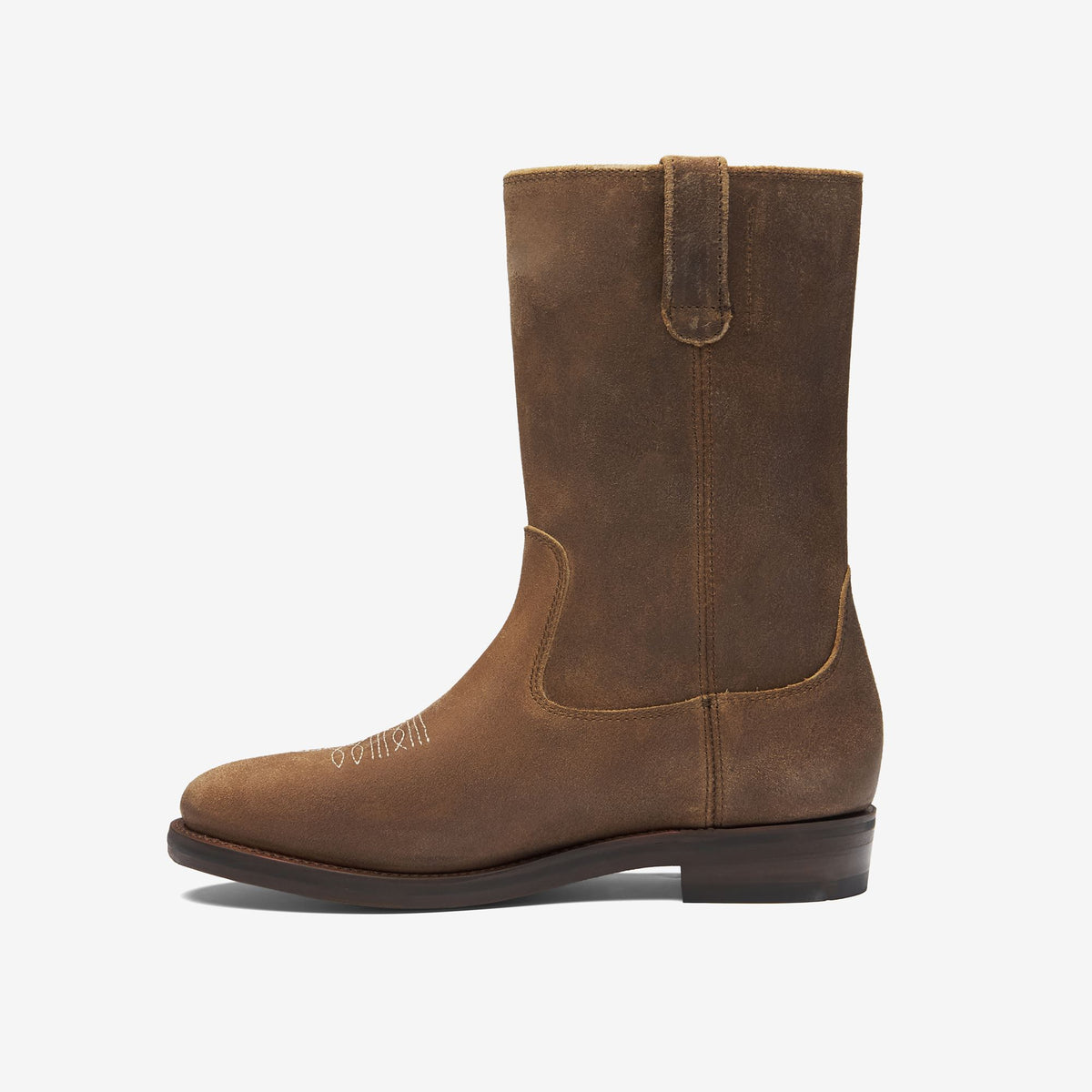 Beige Women's Suede Boot