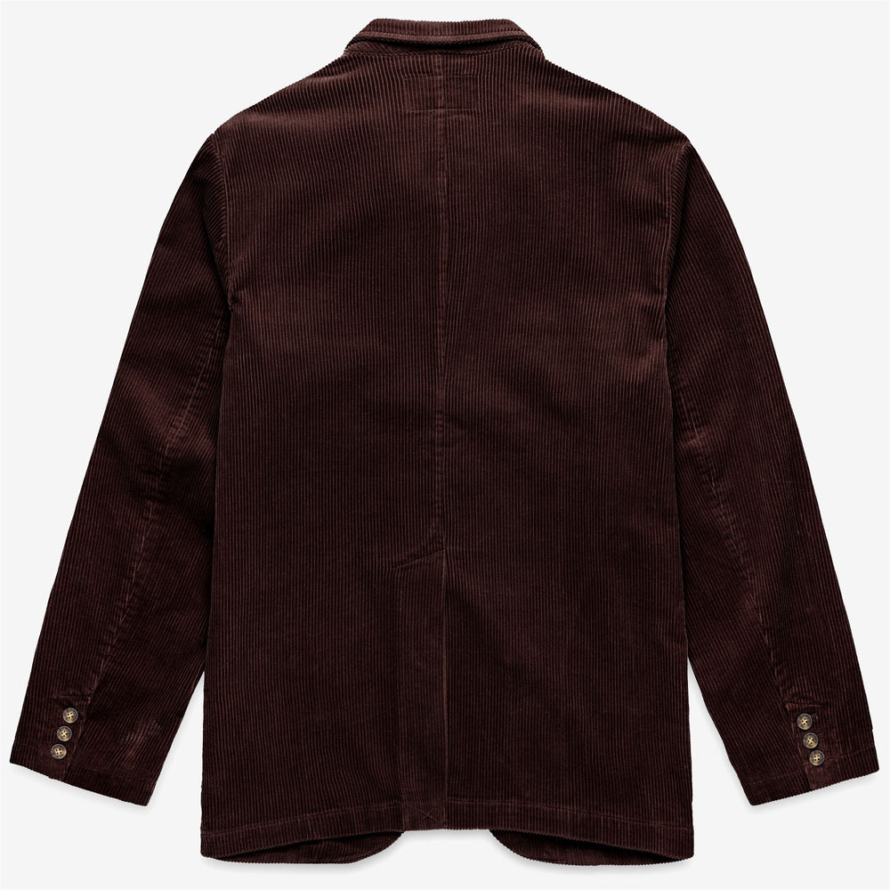 Brown Unisex Corduroy Blazer Jacket with Classic Silhouette 02