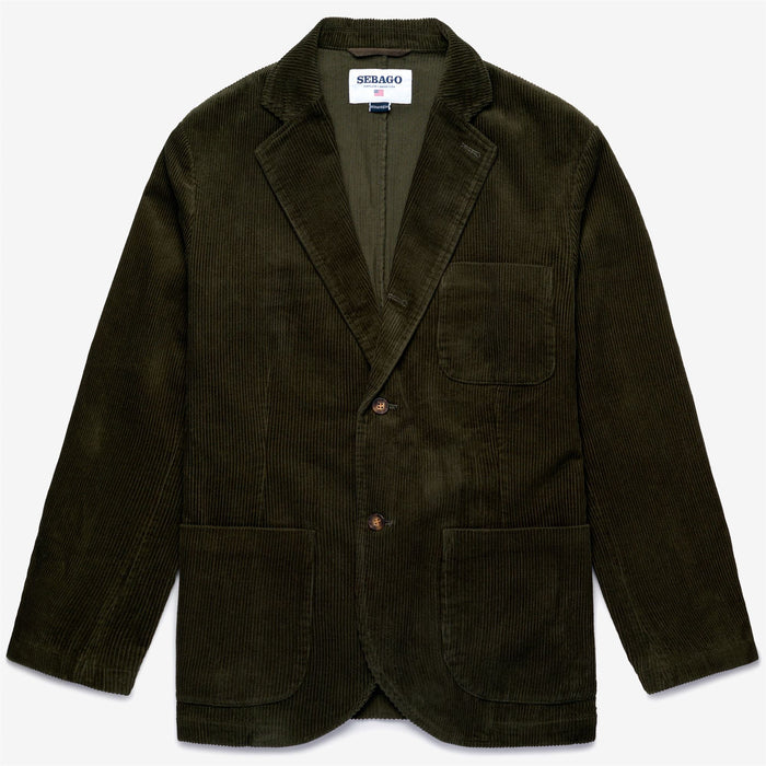 NEDDICK CORDUROY - Kleider - Blazer - Unisex - Green Black Forest