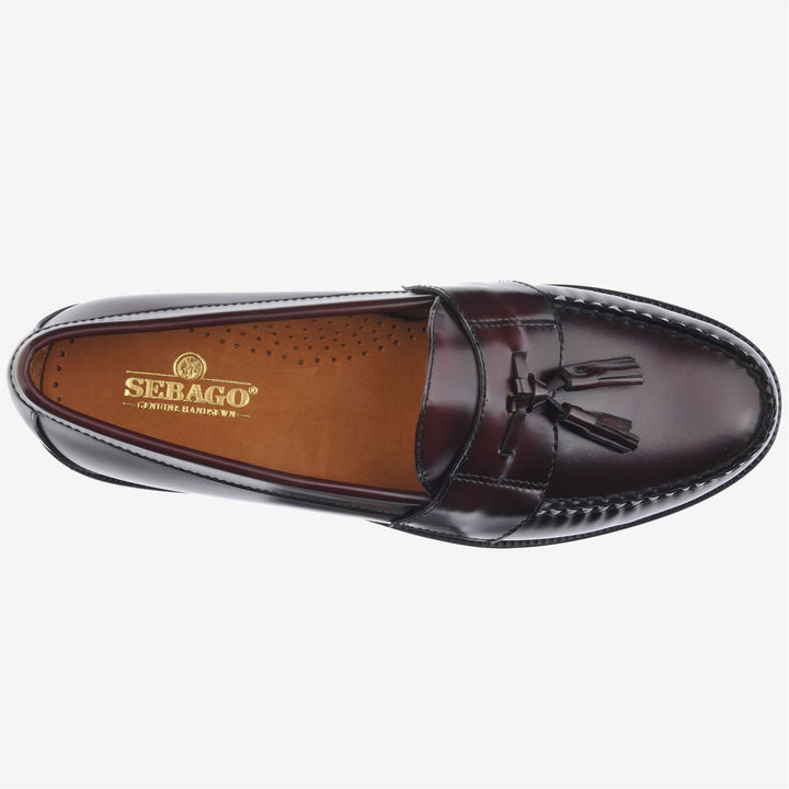 Brown Men's Leather Business Moccasins with Tassels 4