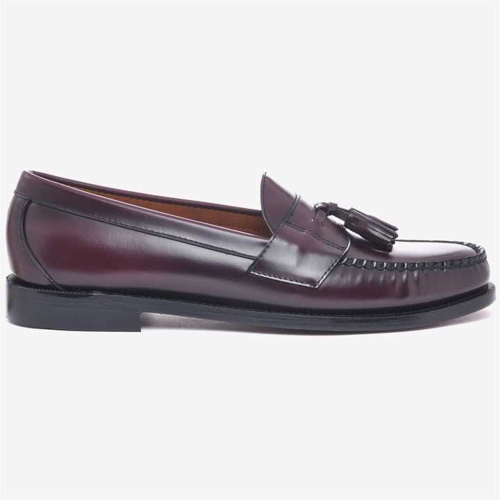 Brown Men's Leather Business Moccasins with Tassels 1
