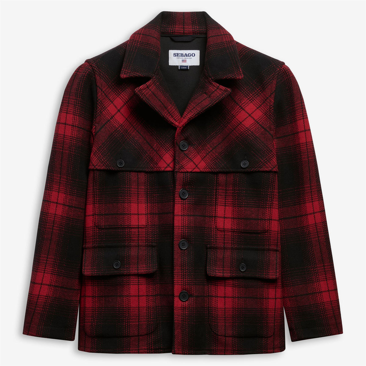 RANGER CHECK - Jackets - Jacket - Unisex - Red-Black