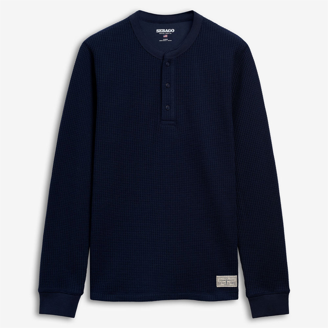Camiseta unisex azul oscuro confeccionada en Tencel y algodón. main