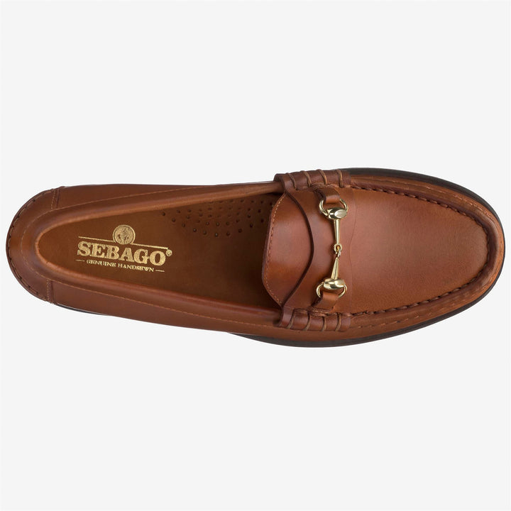 Brown Women's Artisanal Leather Moccasins with Horsebit Detail 4