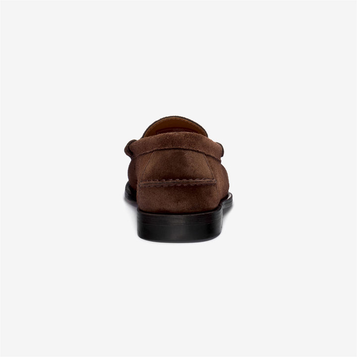 Dark brown Women's Suede Moccasin Loafers with Horsebit Detail 5