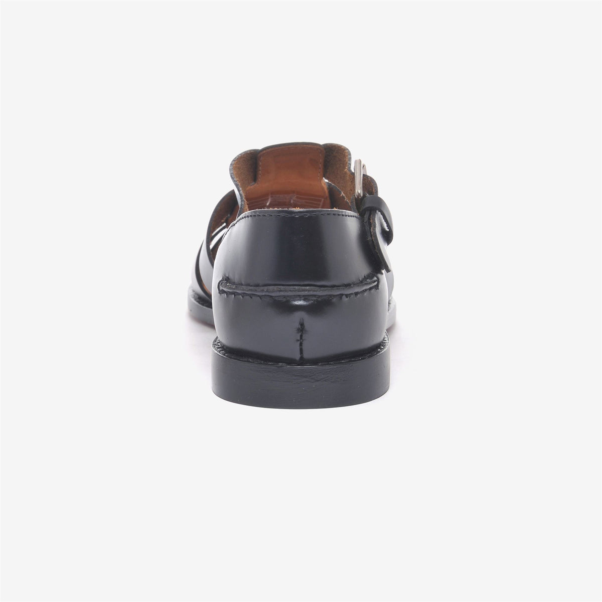 Black Women's Leather Sandal