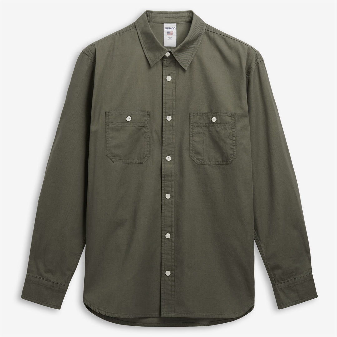 Lichen green Unisex Classic Utility Work Shirt main