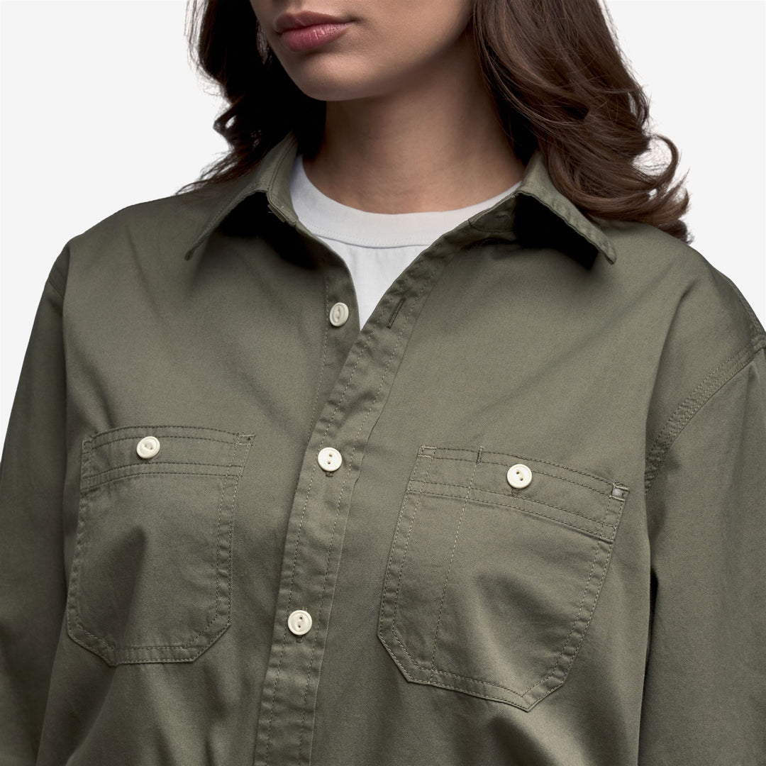 Lichen green Unisex Classic Utility Work Shirt main