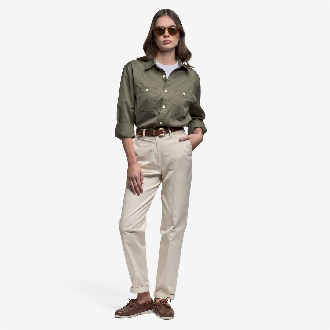 Lichen green Unisex Classic Utility Work Shirt main