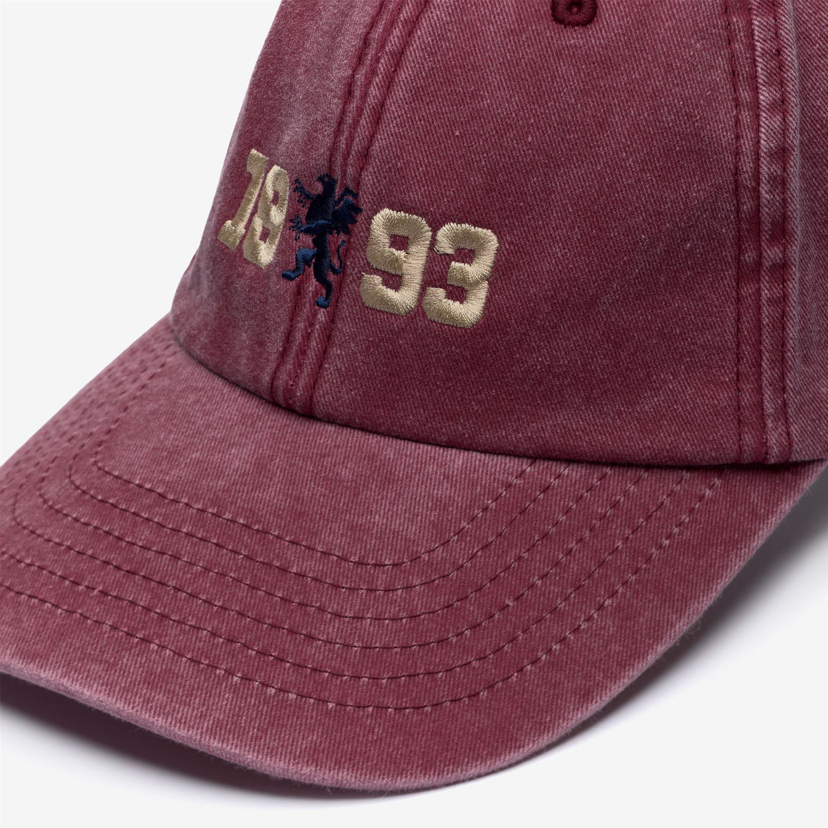 Rotes Unisex-Baumwoll-Baseballcap