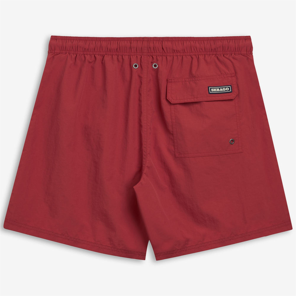 Maillot de bain de plaisance Valiant Red pour homme, tissu à séchage rapide 02