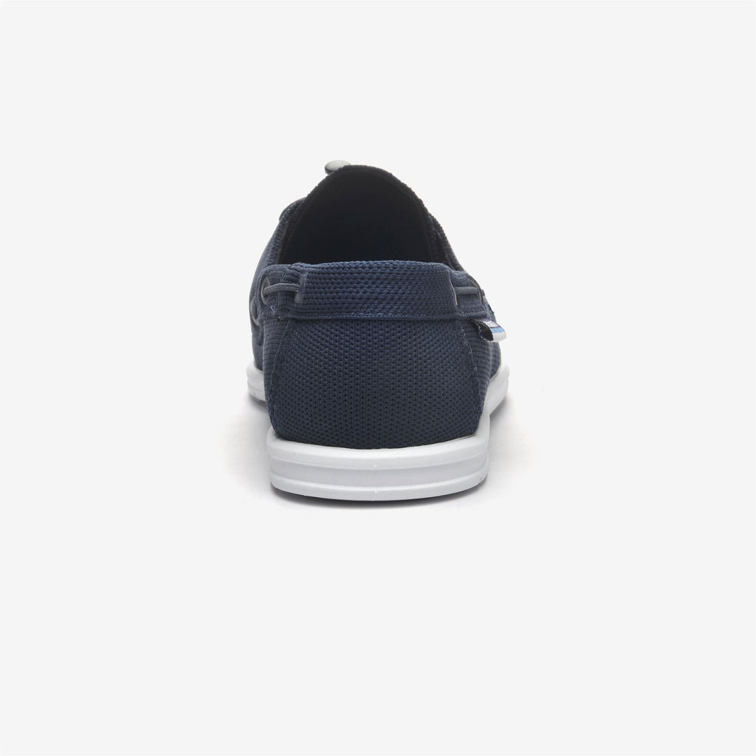 Navy Blue Women's Low Cut Sailing Sneakers with Shock Absorption main