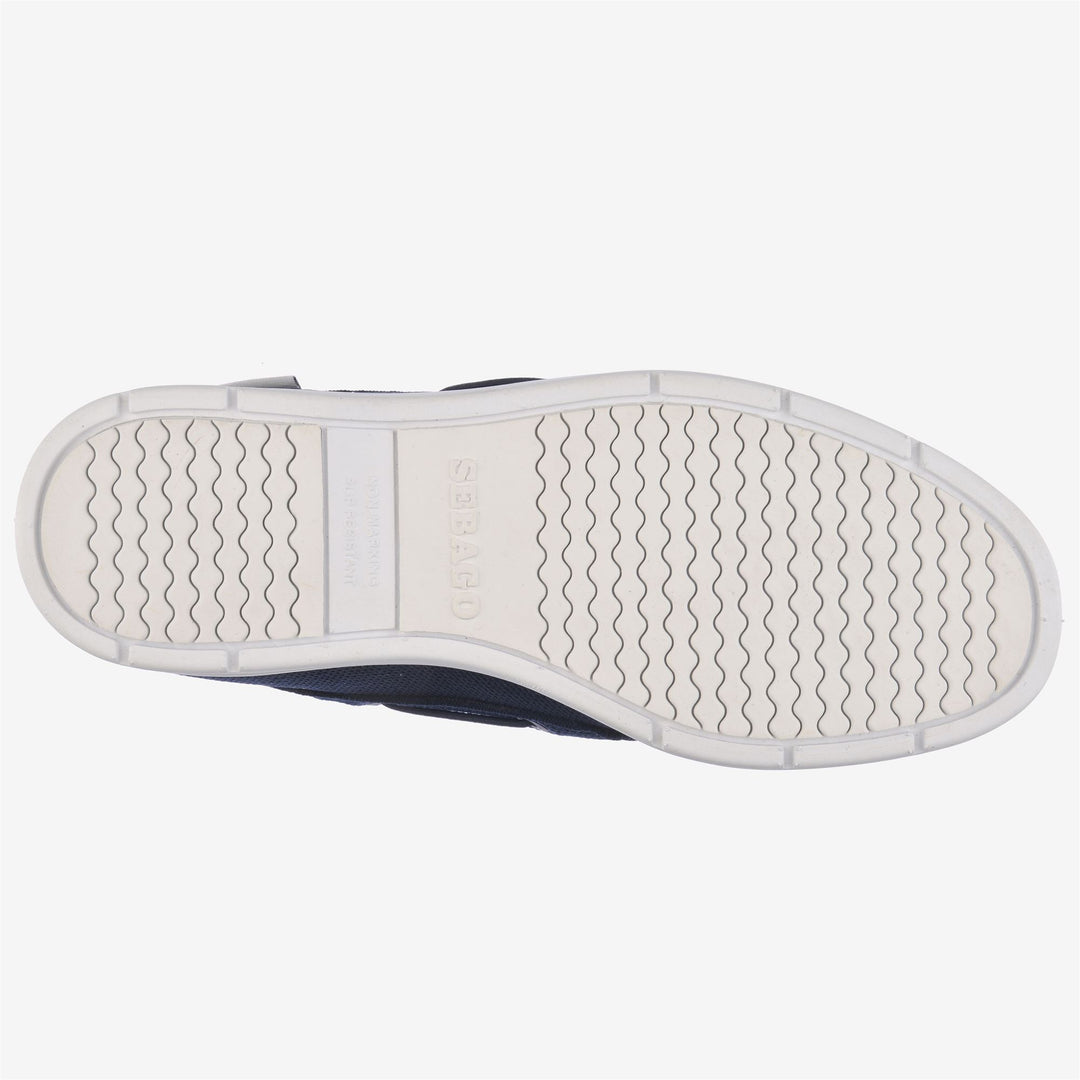 Navy Blue Women's Low Cut Sailing Sneakers with Shock Absorption main