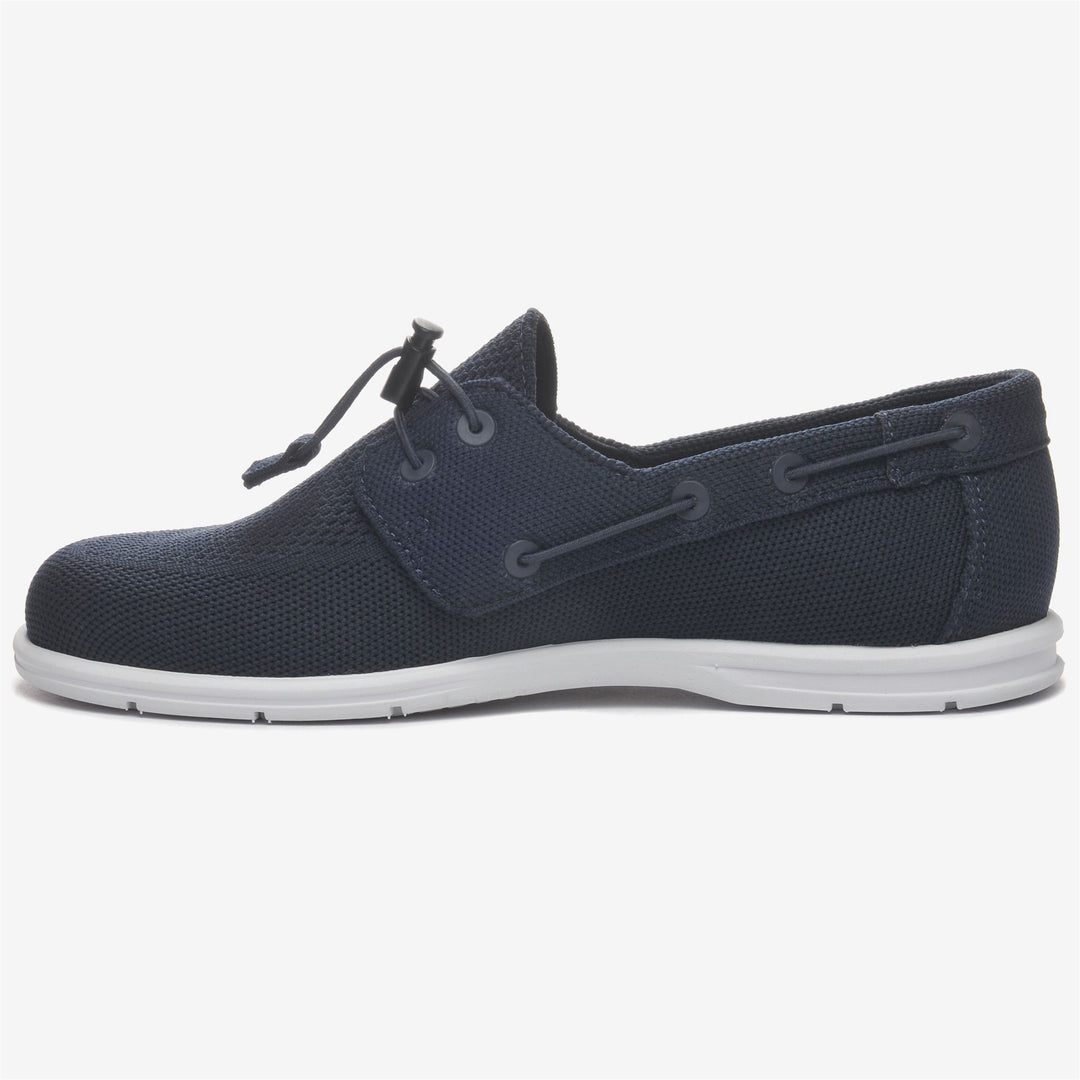 Navy Blue Women's Low Cut Sailing Sneakers with Shock Absorption main
