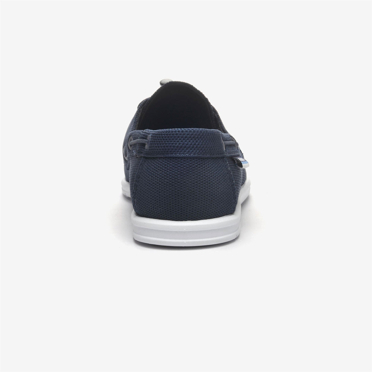 Mocassino da barca in mesh blu da donna