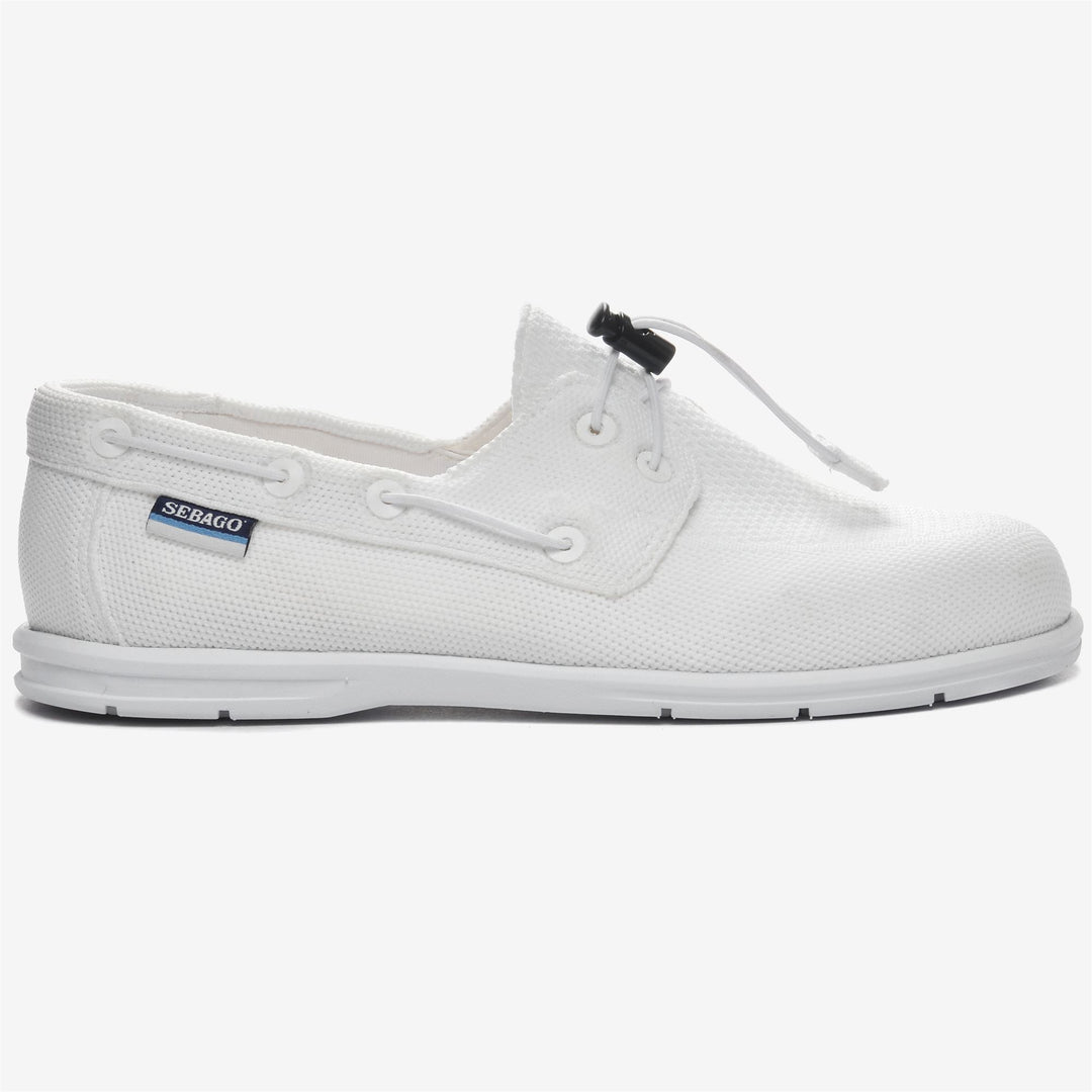 Sneakers da Vela Basse Donna Grigio Bianco con Assorbimento Shock 01