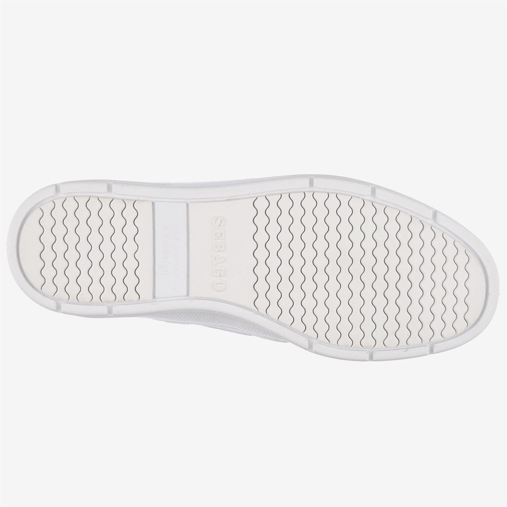 Sneakers da Vela Basse Donna Grigio Bianco con Assorbimento Shock 02